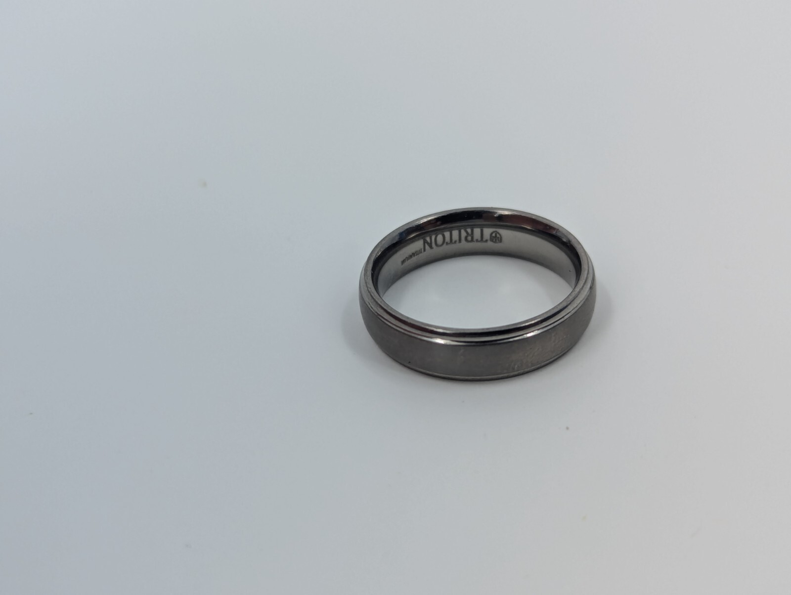 Triton Titanium Wedding Ring 6mm Size 10 Round Hypoallergenic