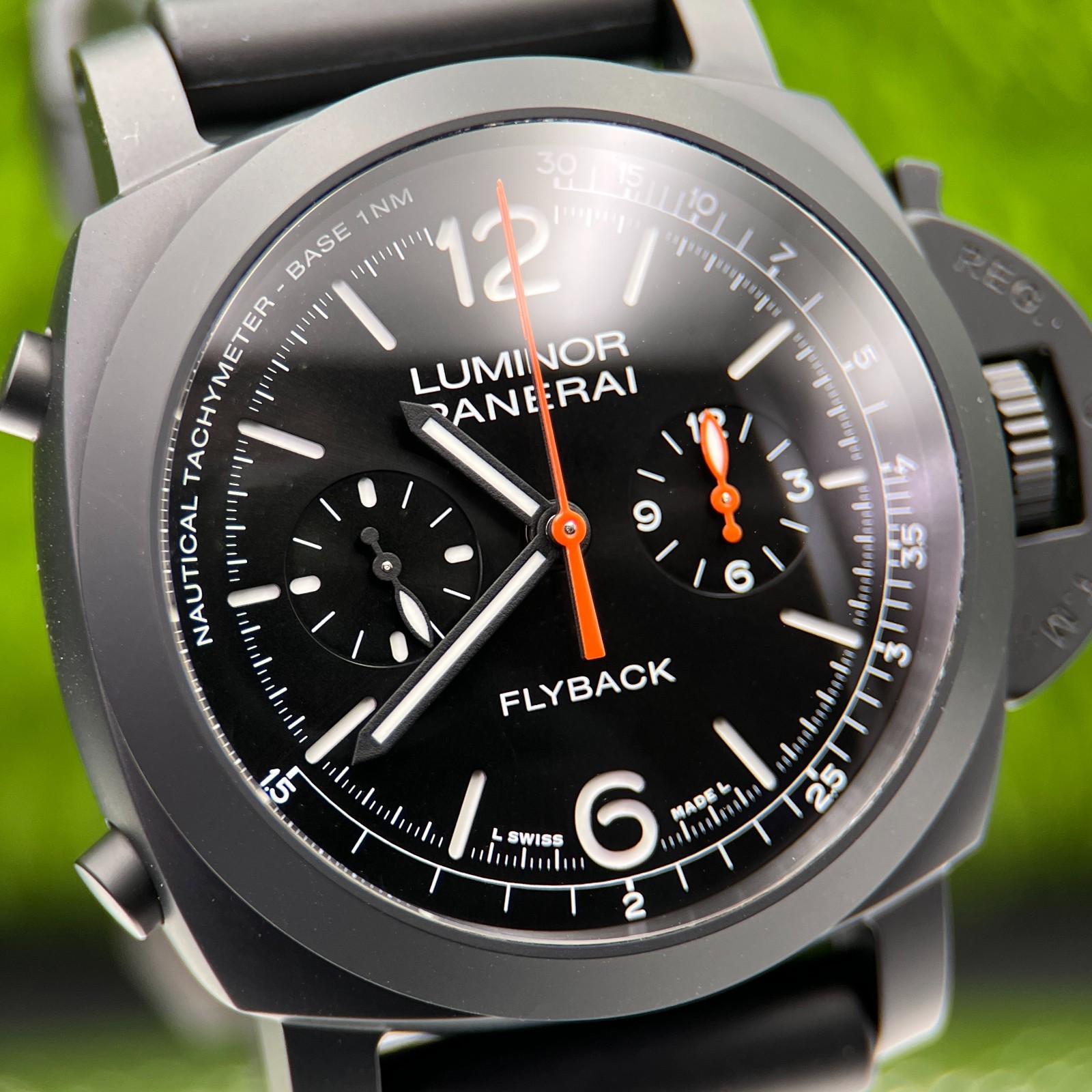 2021 Panerai Luminor Flyback Ceramica Chrono PAM01298 Limited Edition #007/500