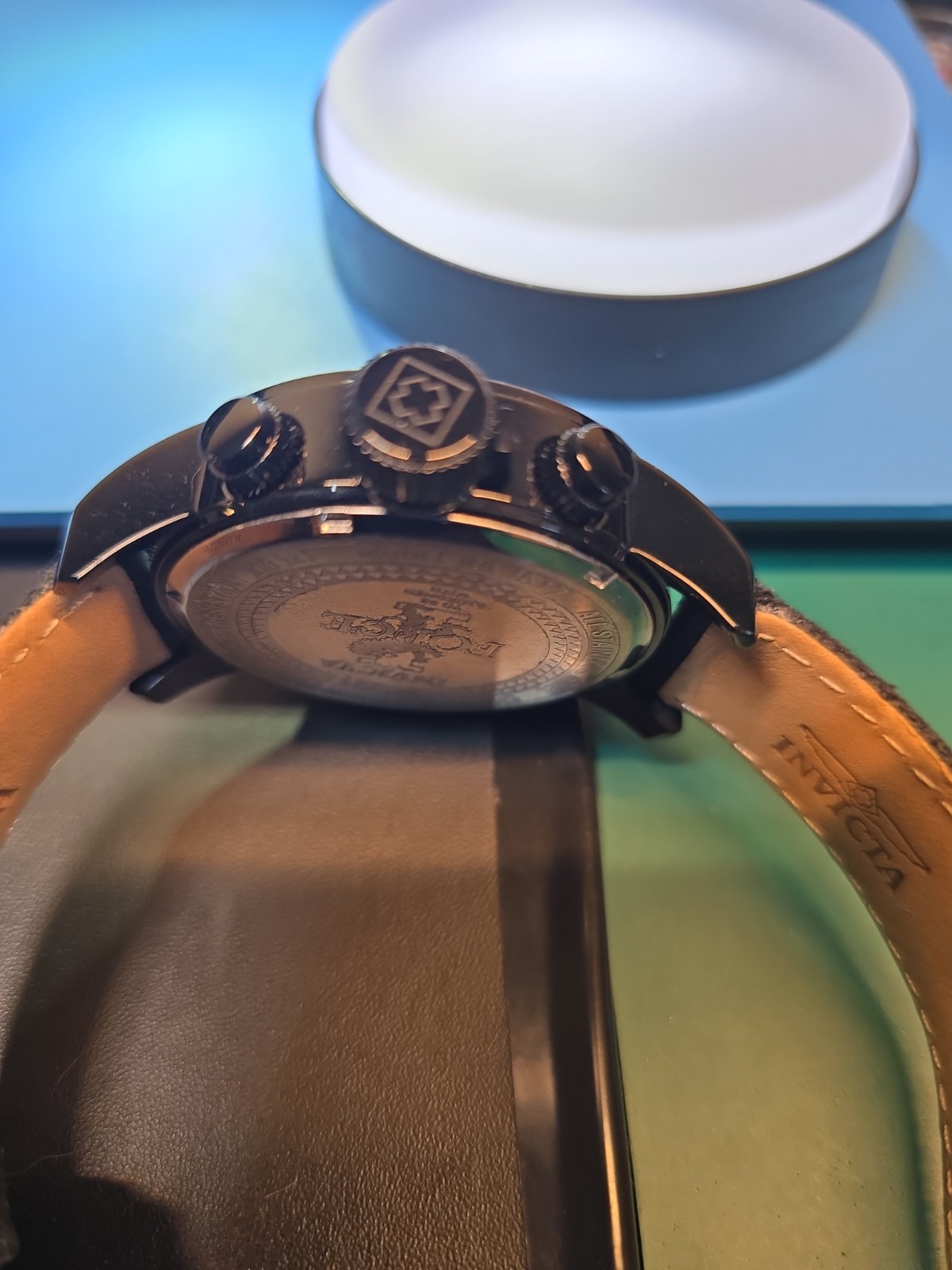 Invicta I-Force (1517) Chronograph Quartz 100m Tachymeter Black Dial