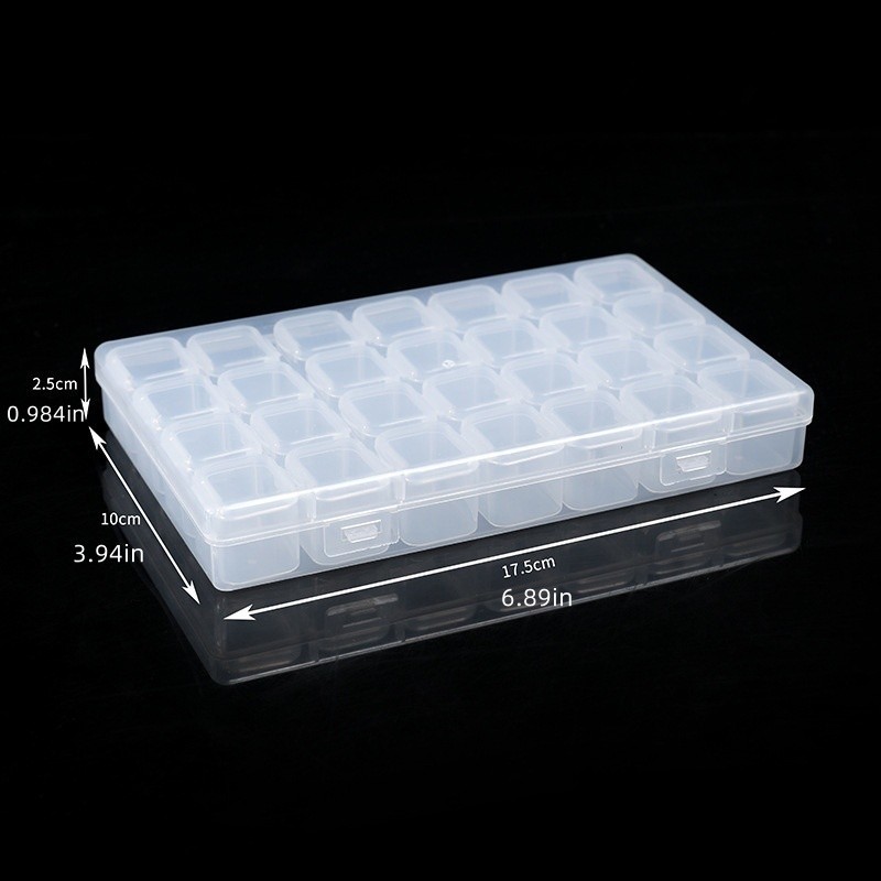 Clear Travel Jewelry Organizer Box Portable Case for Rings Earrings Necklace