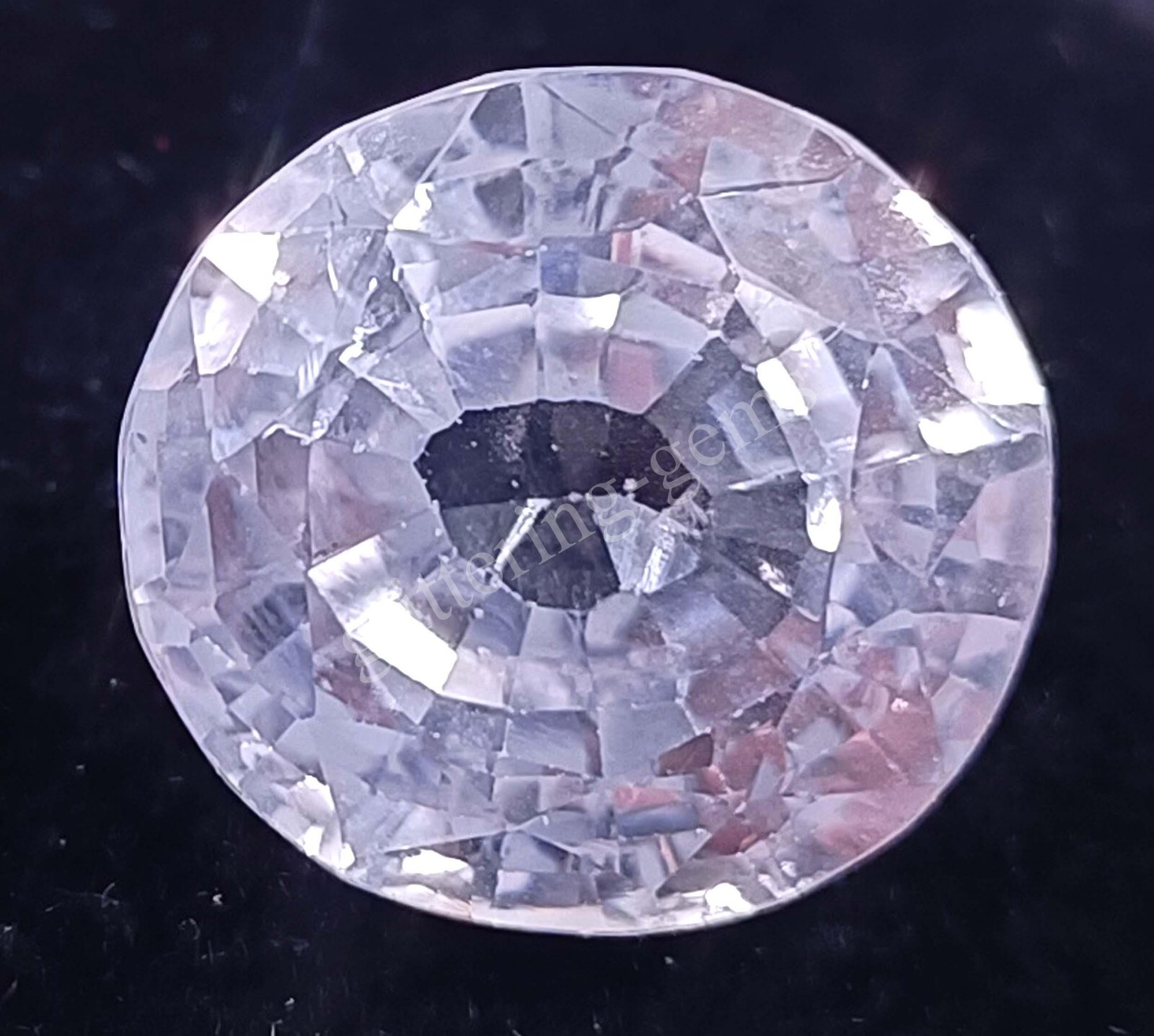 20.45 CT Oval Cut Natural White Sapphire IGL Certified Loose Gemstone 25AJ