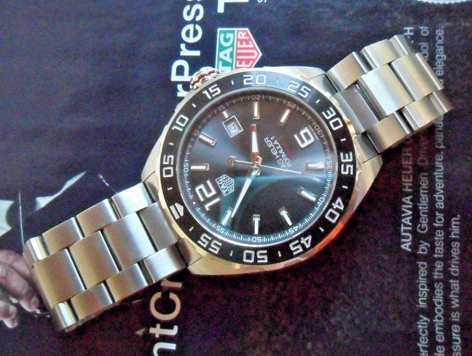 LN S/S Men’s TAG Heuer Formula 1 Calibre 5 200M Swiss Automatic Watch WAZ2011