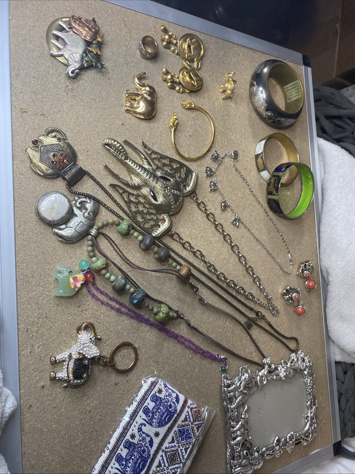 Elephant jewelry and accessories native SW Look Jewelry Lot