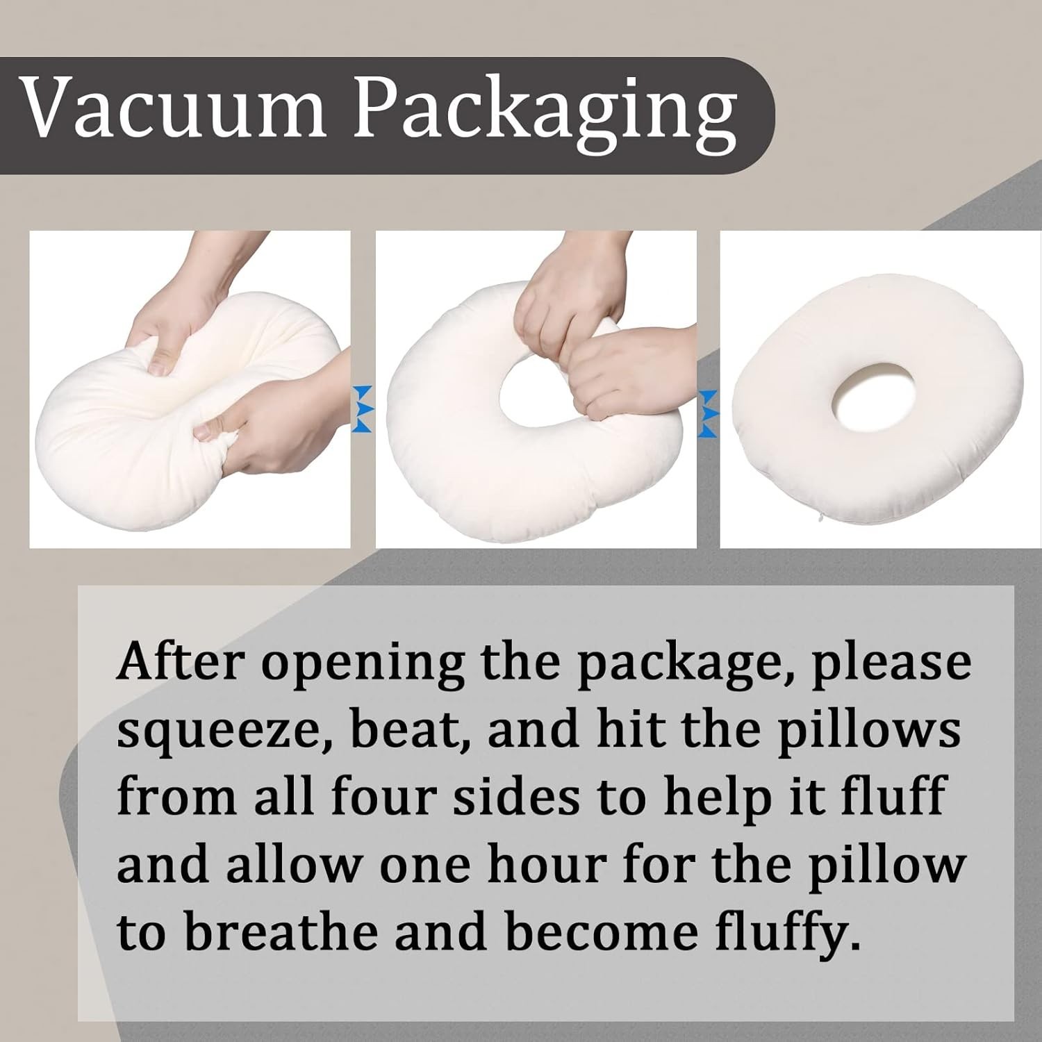 Ergonomic Ear Pain Relief Pillow with Adjustable Fill – Ideal for Side Sleep