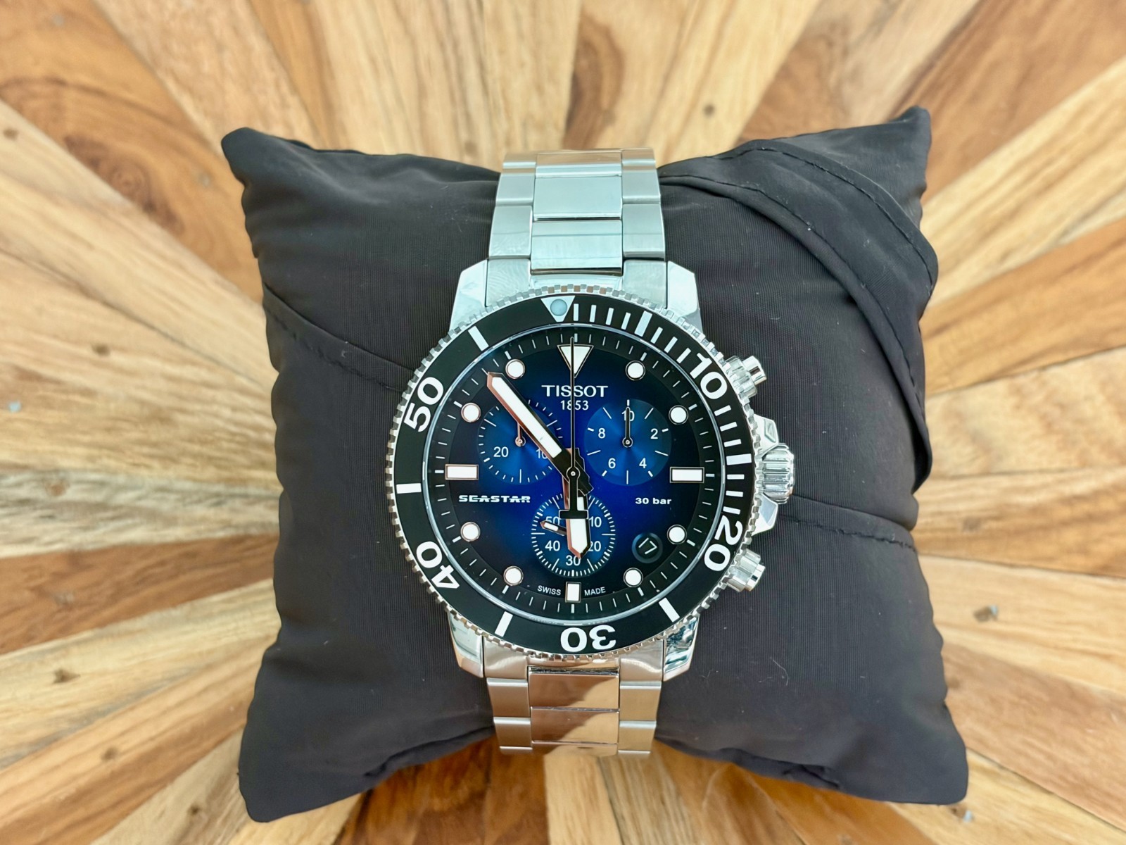 Tissot Seastar 1000 Blue Gradient Chronograph Men’s Watch – T120.417.11.041.01