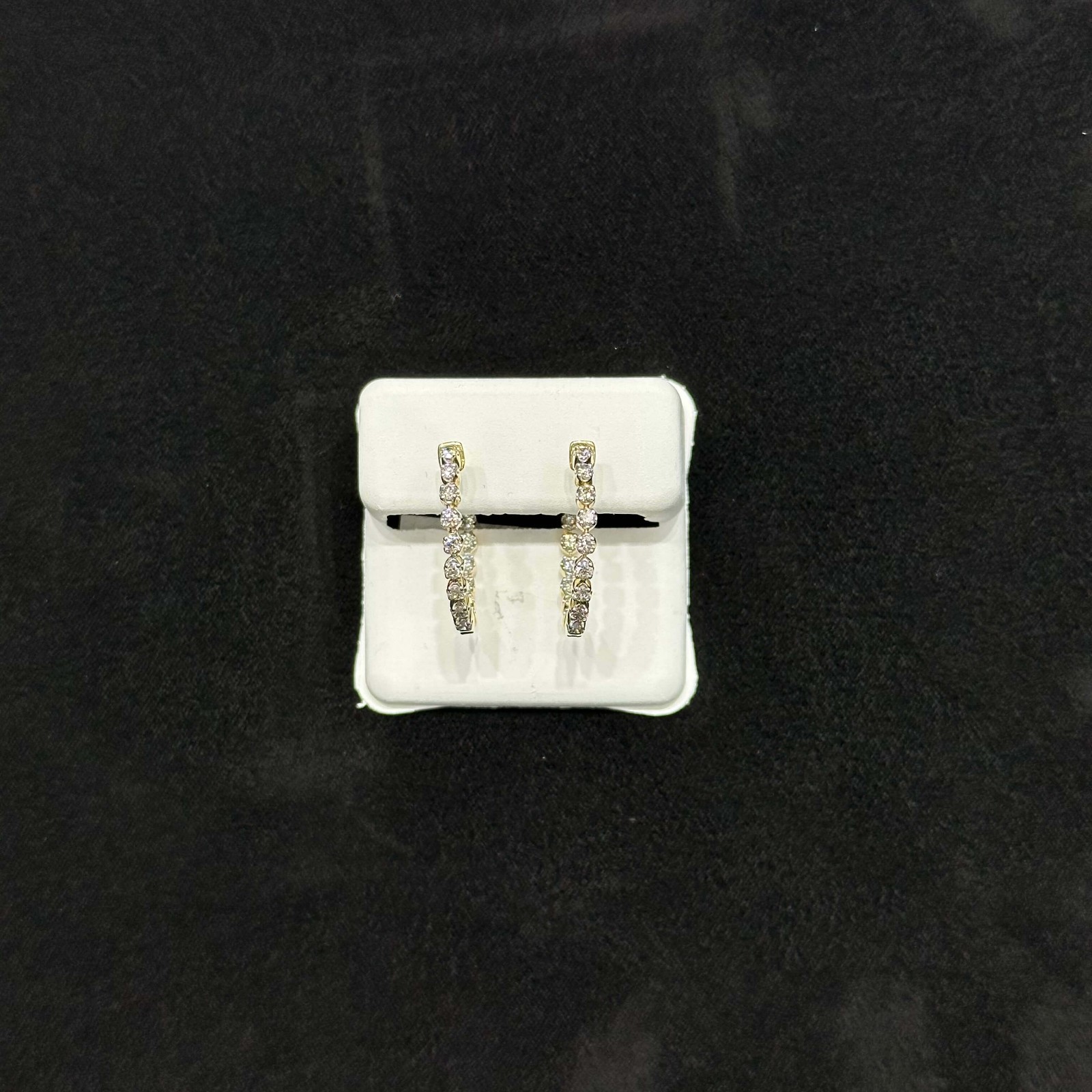 10k Gold Earrings 0.50 Natural Diamonds Earrings For Women
