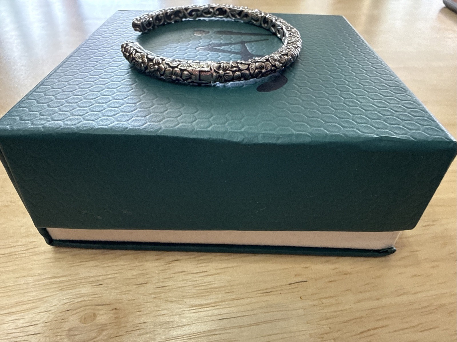Jai John Hardy Floral Cuff Bracelet size small