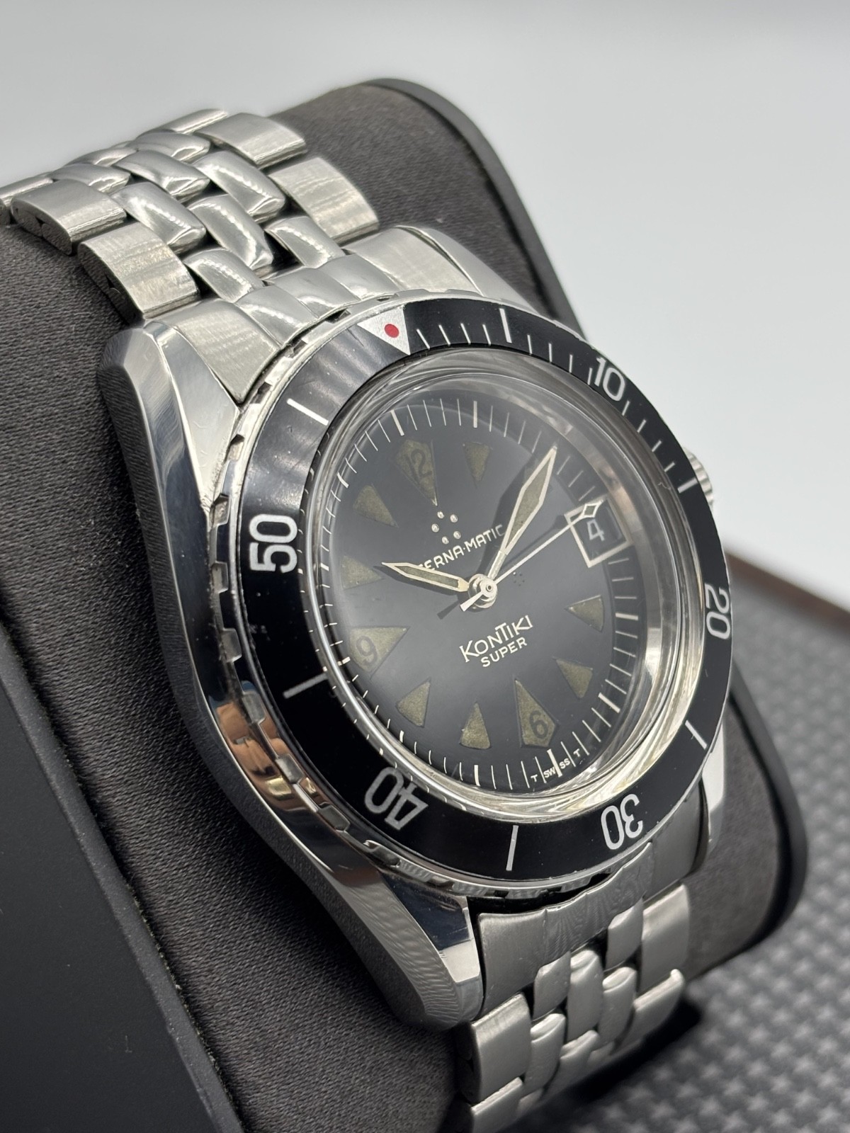 *ULTRA RARE FULL SET* Eterna-Matic KonTiki Super 130 FTP-3 Gay Freres bracelet