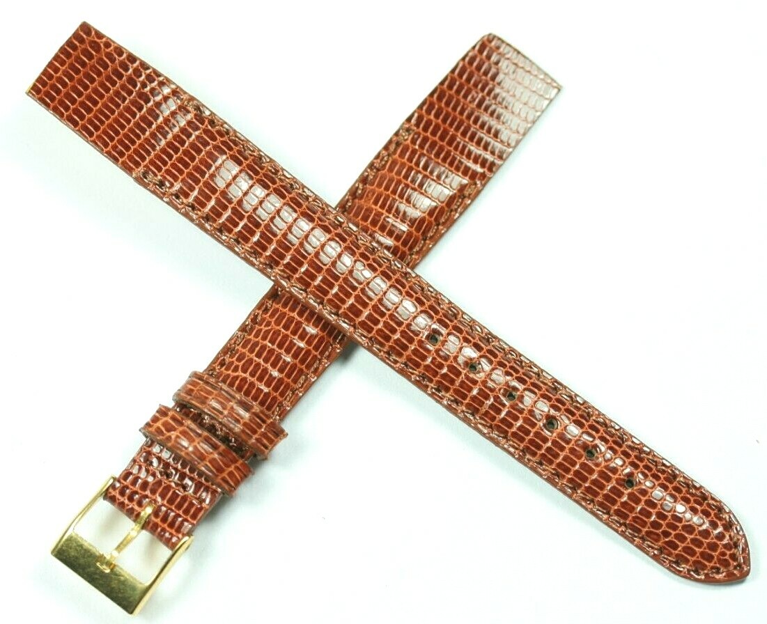 12MM HAND MADE OPEN ENDED GENUINE LIZARD WATCH STRAP FROM ZRC FRANCE RRP £47.00