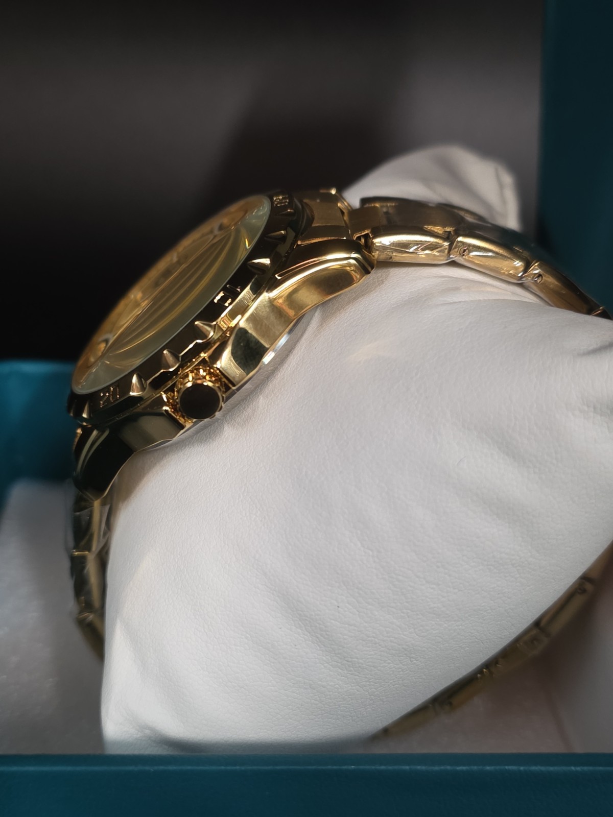 BIBI Luxury Watch Automatic Skeleton Gild Tone 9001