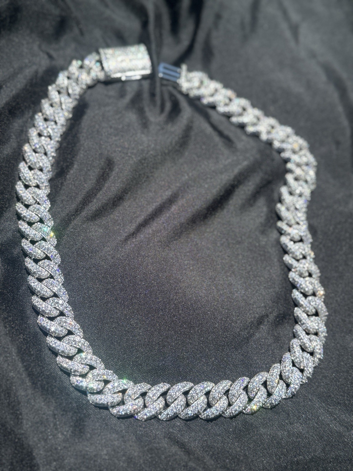 18MM Iced Out Cuban Link Chain AAAAA CZ Gold Plated Brass Hip Hop Necklace 22”
