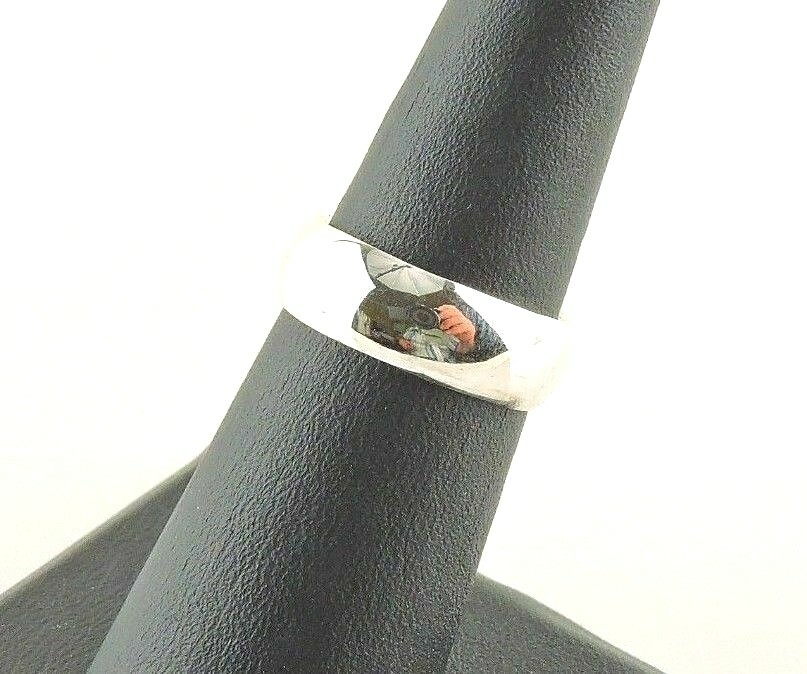 Sterling Silver 6 mm Wide Band Ring – Free Gift Packaging