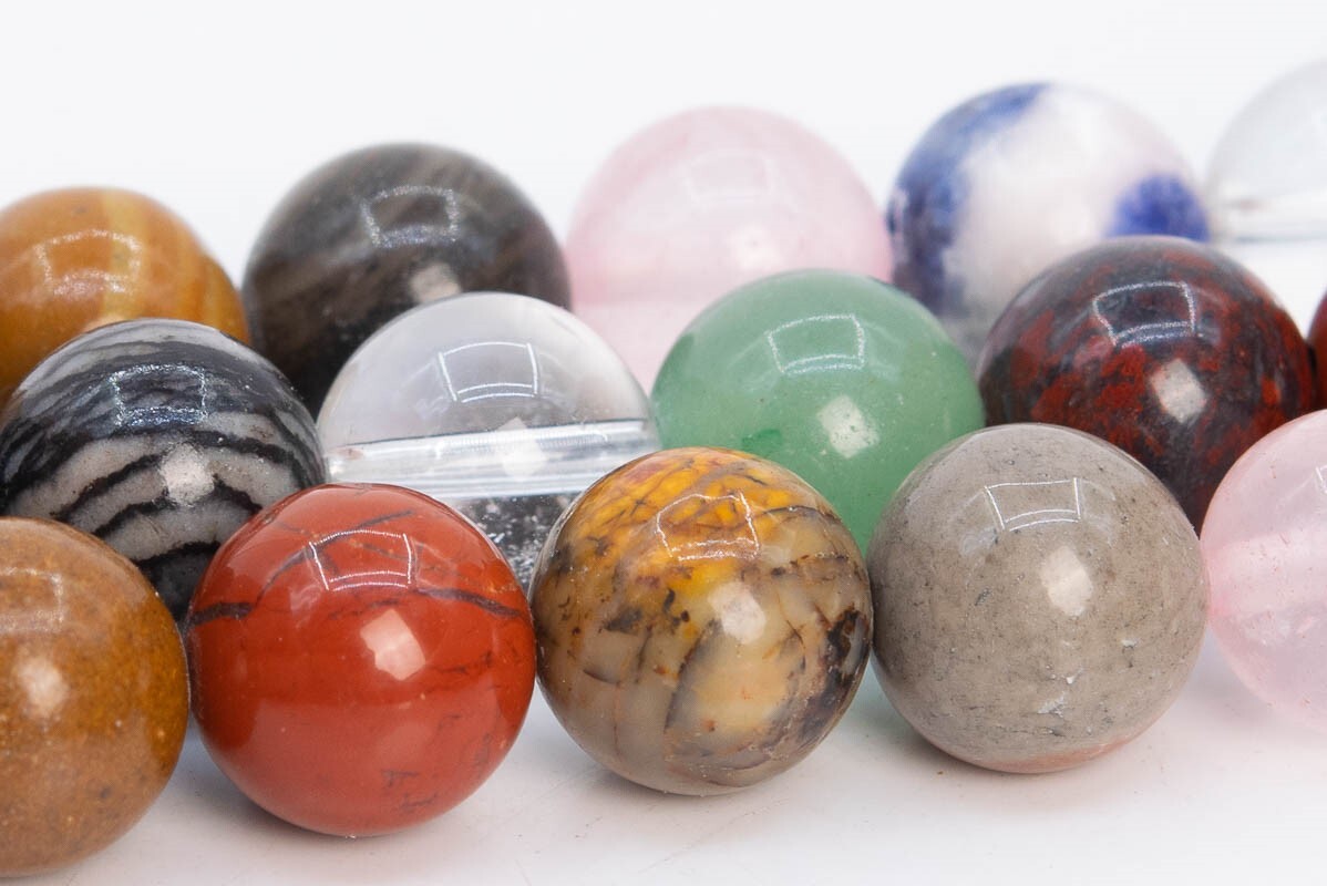 Natural Mix Assorted Stone Beads Round Gemstone Loose Beads 4/6/8/10/12MM