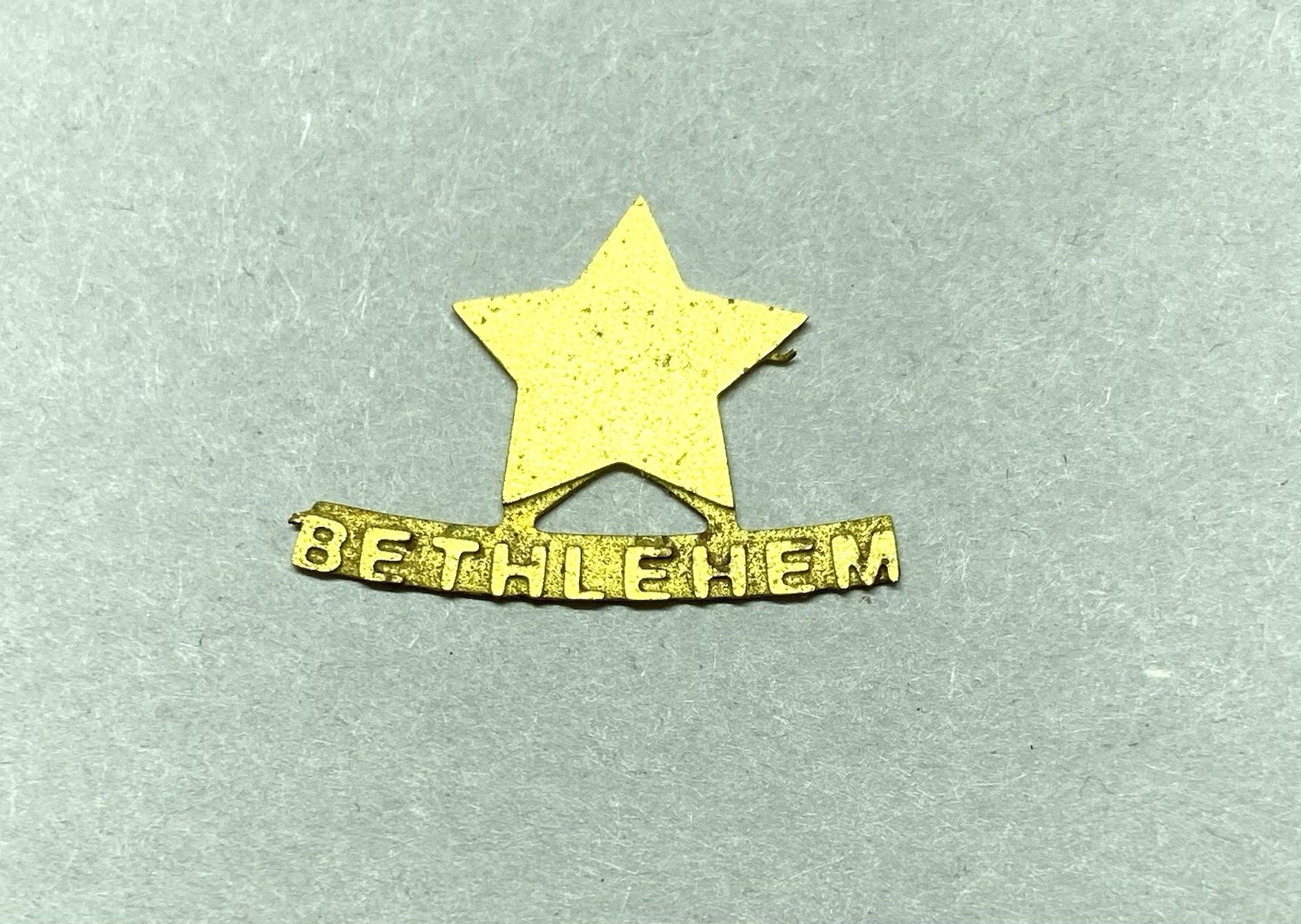 32 pcs. Raw Brass Stamping Finding-Bethlehem Star shape