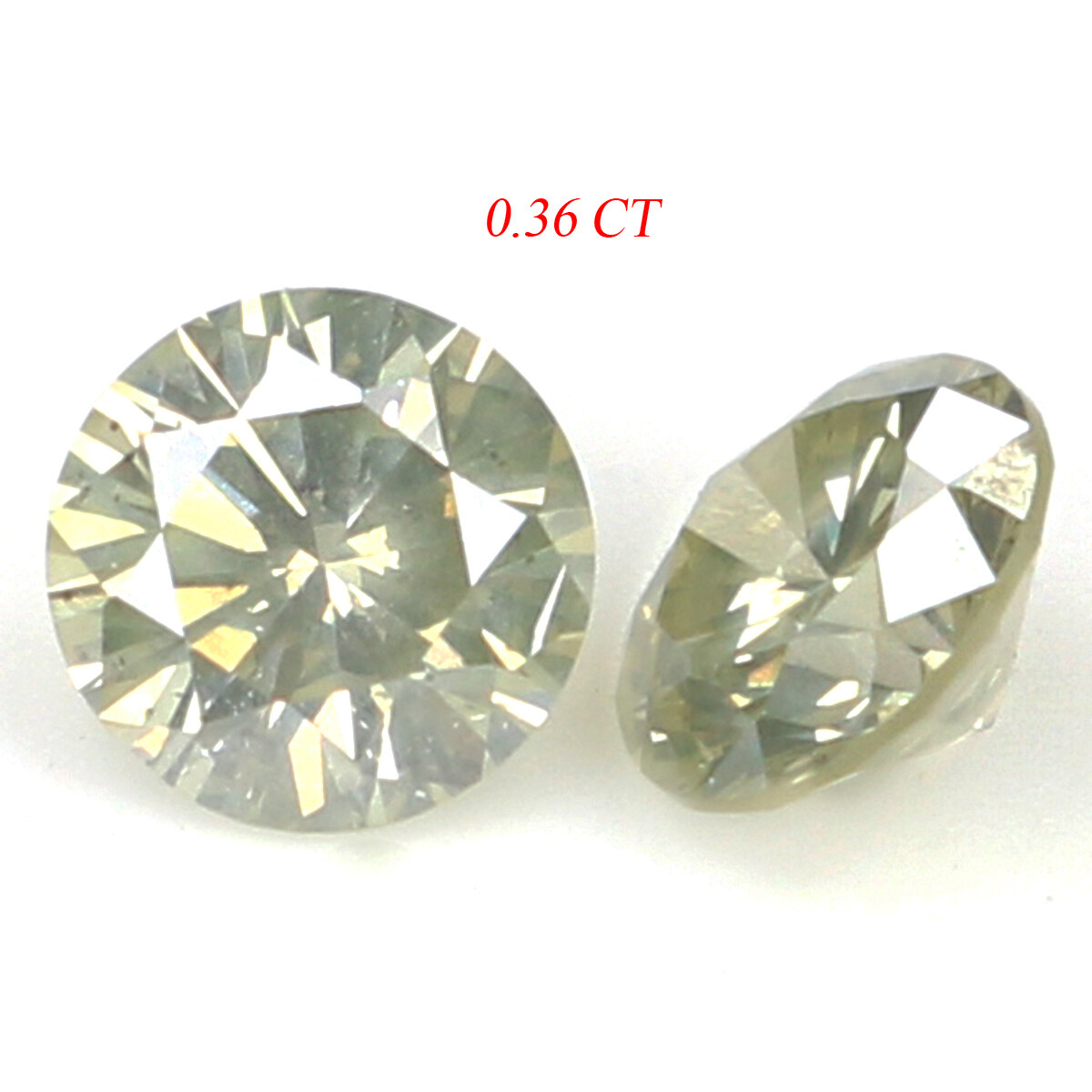 Natural Loose Round Brilliant Cut Diamond White-J Color 0.36 CT 3.60 MM KDN1864
