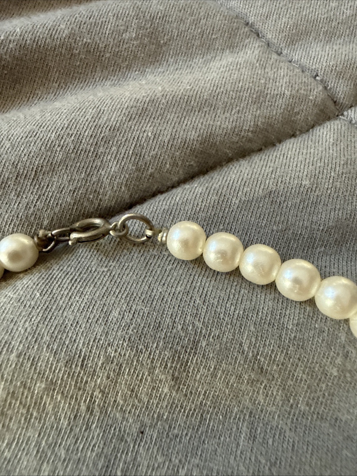 Dainty Cream Faux Pearl Necklace 21”Approx. 5mm Bridal Formal Wedding Jewelry