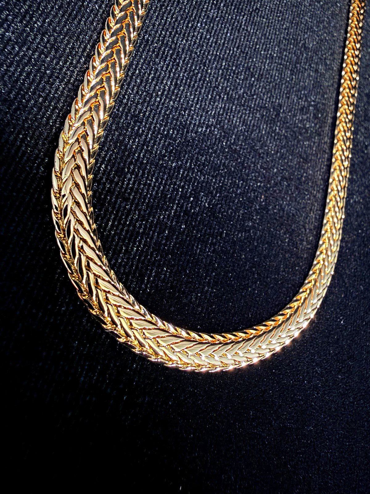 Hybrid Stunning Snake necklace 18in 6MM. Miami Cuban/Herringbone. BRAND NEW.