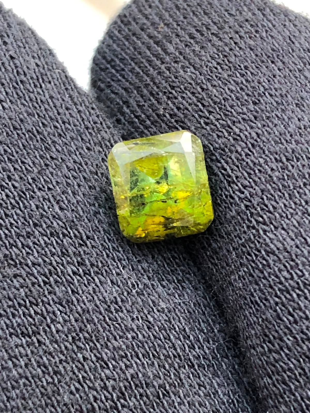 2.40ct natural green tourmaline loose gemstone size 7.60×7.0×5.75mm