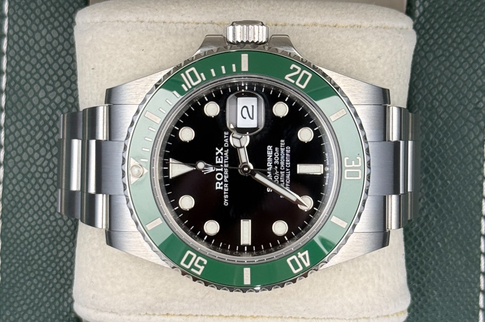 Rolex CPO Submariner “Starbucks” 126610LV Black Dial 41MM Men’s Watch