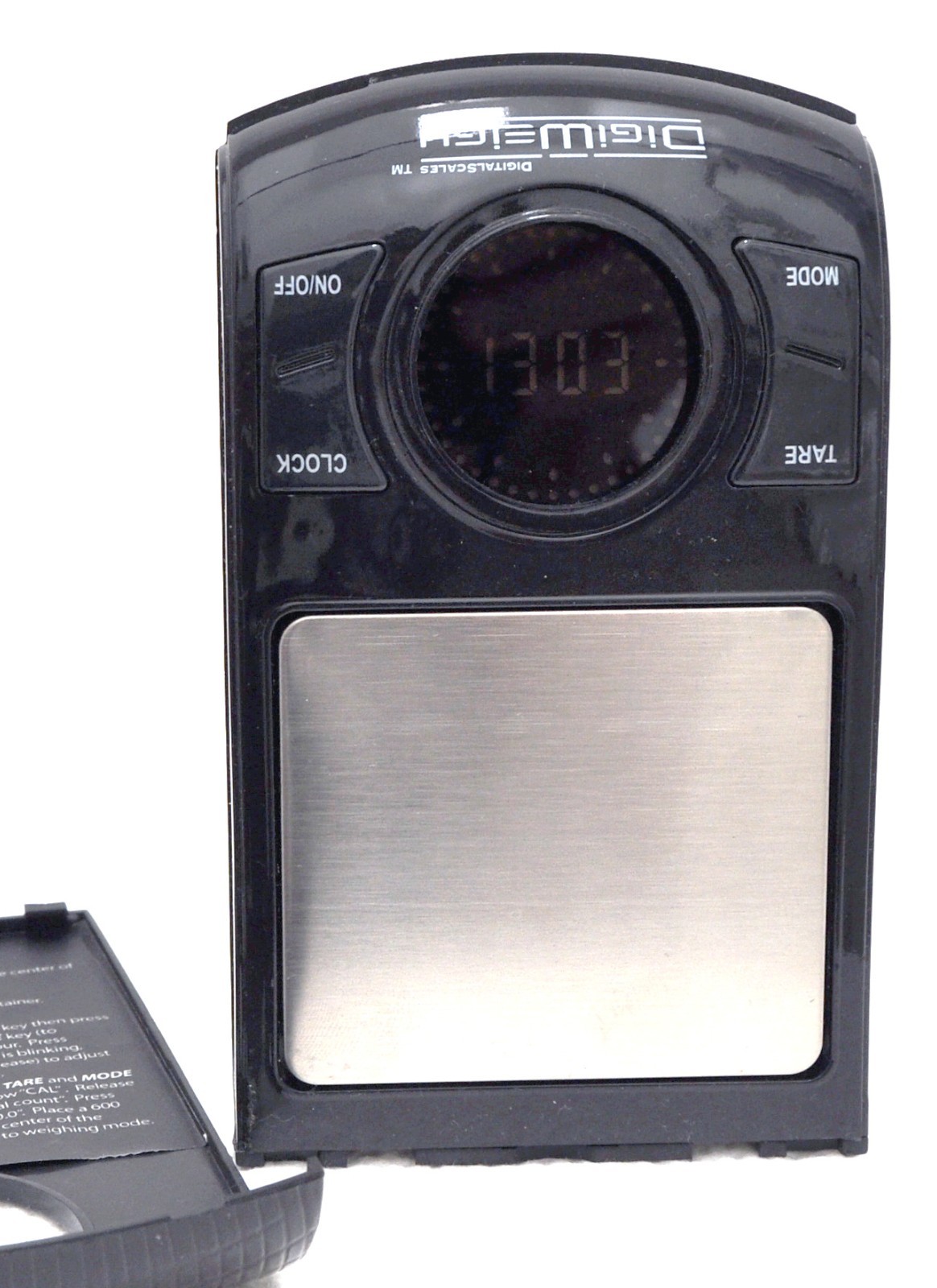 DIGIWEIGH Clock Scale model DW-600C as Clock or Wt. Scale 0.1-600g, oz/ct/gn,etc