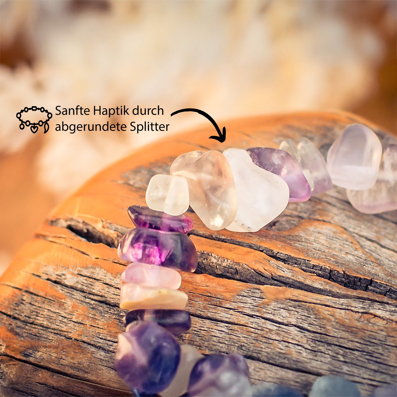 Fluorite Colorful Sliver Bracelet Gemstone Bracelet Stone Bracelet Healing Stone Stretchy