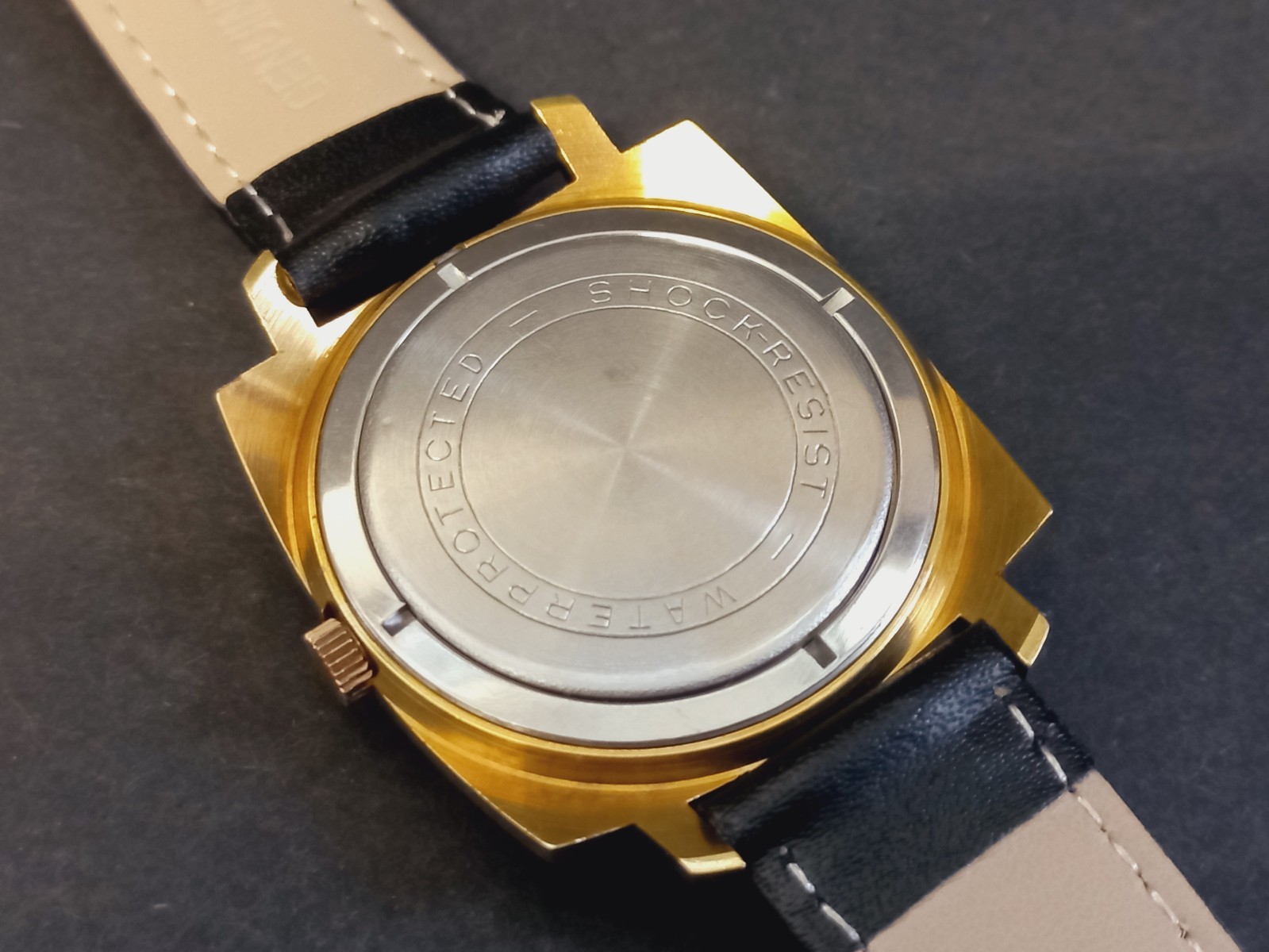 Soviet Vintage Watch Raketa, Rare Mechanical Gilded Watch USSR