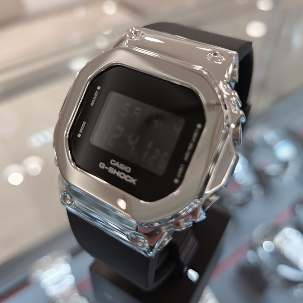 Casio G-Shock GM-S5600U-1DR Metal Compact Square Slim Digital Sport Watch