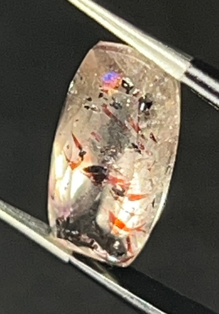 IPAS-1 Natural Lepidocrocite 3.35ct 15x7x5mm Rectangular Cushion Cut