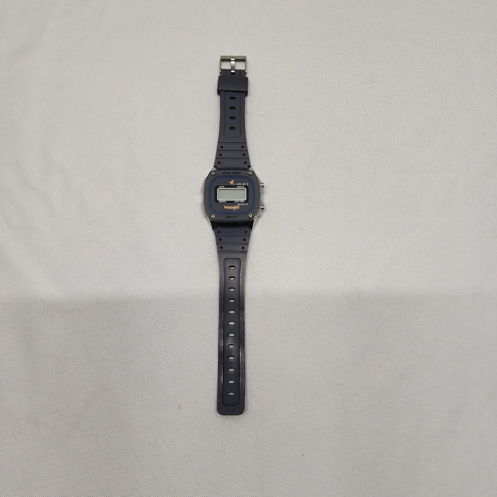 Vintage Wrangler Digital Watch 150ft Water Resistant *NEEDS BATTERY*
