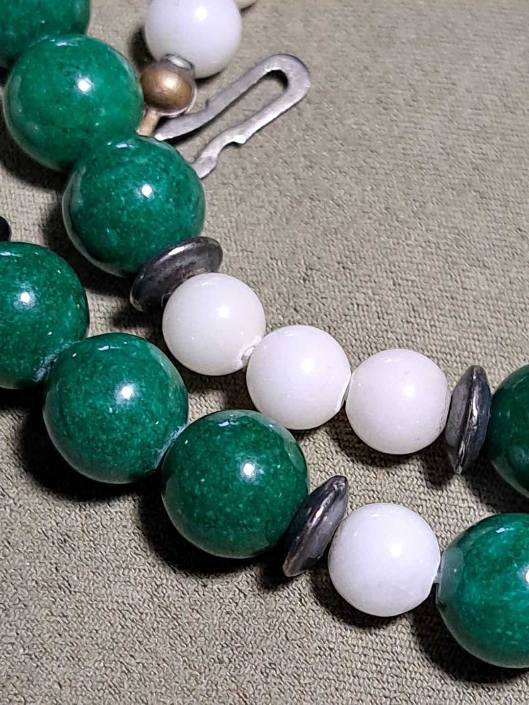Vintage Mid 20th Century Gemstone 32″ Necklace