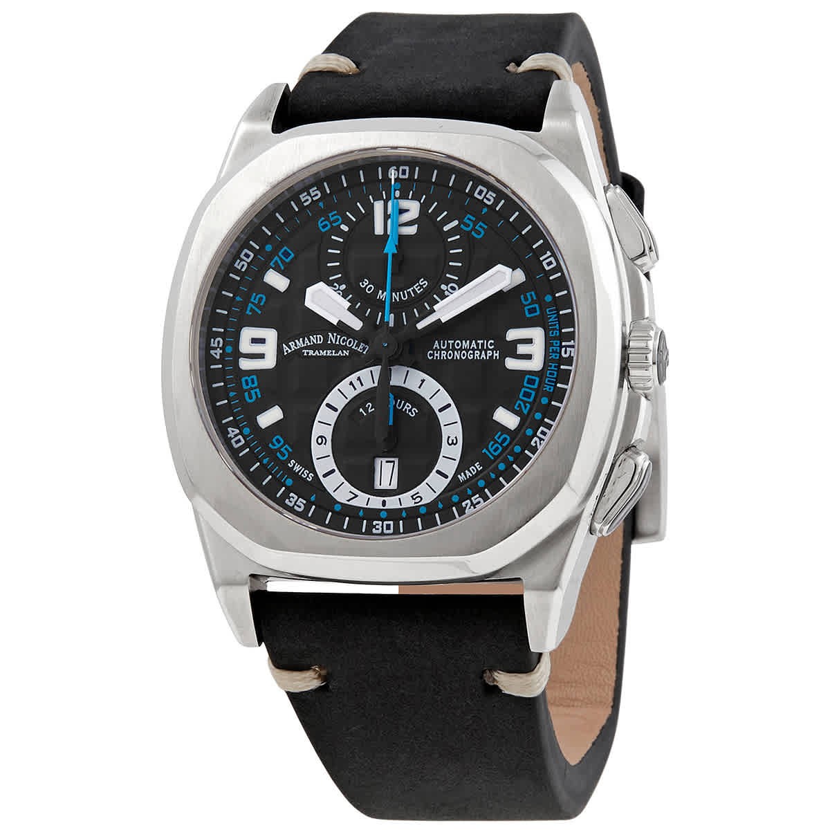 Armand Nicolet JH9 Chronograph Automatic Black Dial Men’s Watch