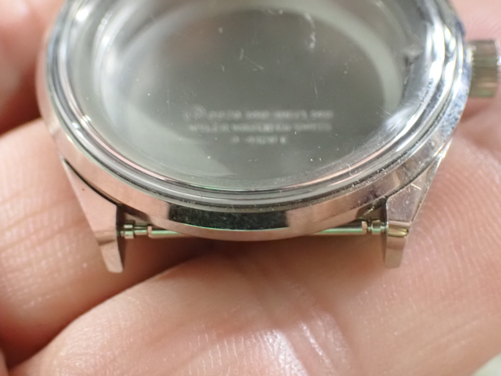 Wyler Stainless Steel Wristwatch Case 0870.140-0871.140 New Unused not perfect