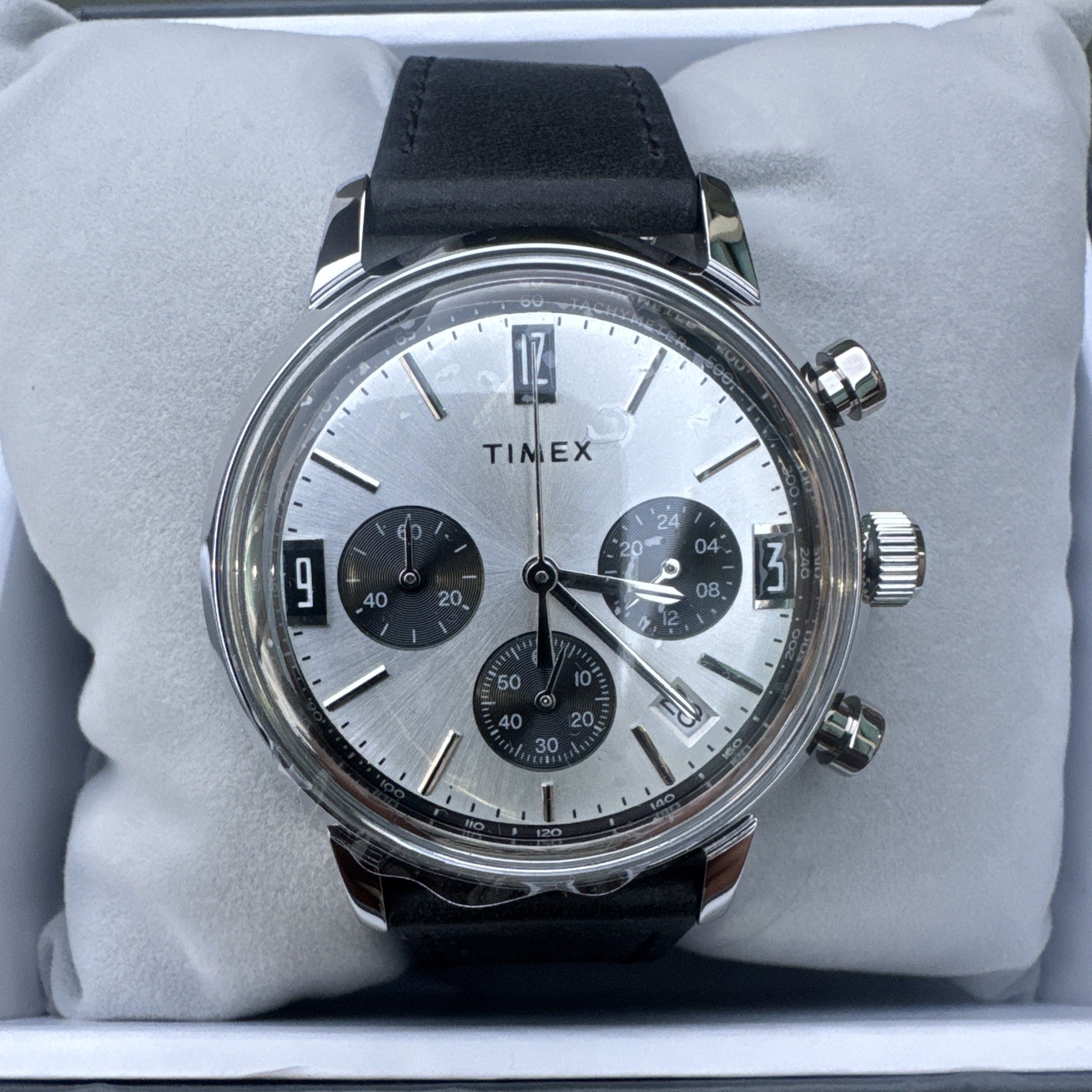Timex Marlin Chronograph Quartz Silver Dial Men’s Watch TW2W10300