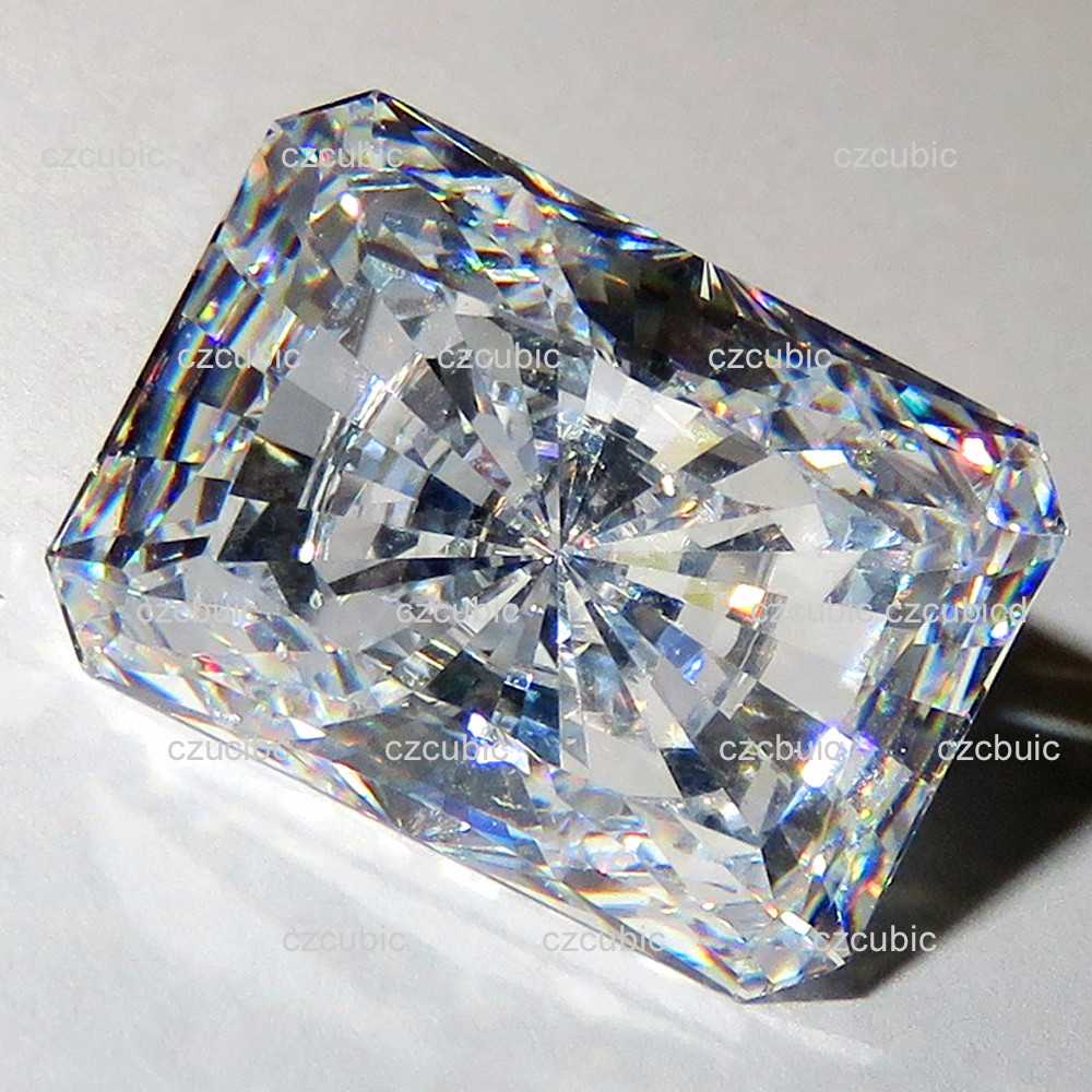 CUBIC ZIRCONIA EME/RADIANT CUT SUPER QUALITY 7 A ( NOT AAAAA ) CZ U.S.A SHIPPER