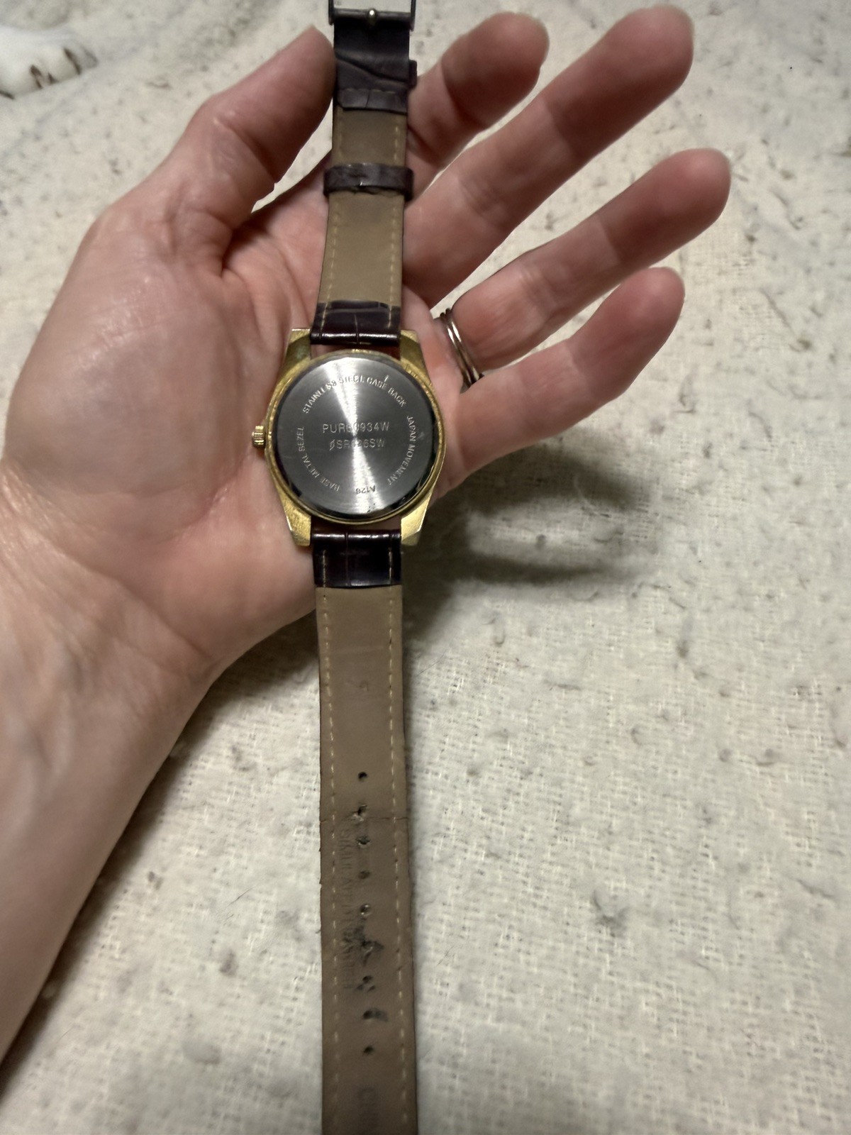 vintage Accutime Watch Corp men quartz watch 24-hour military dial idk if works