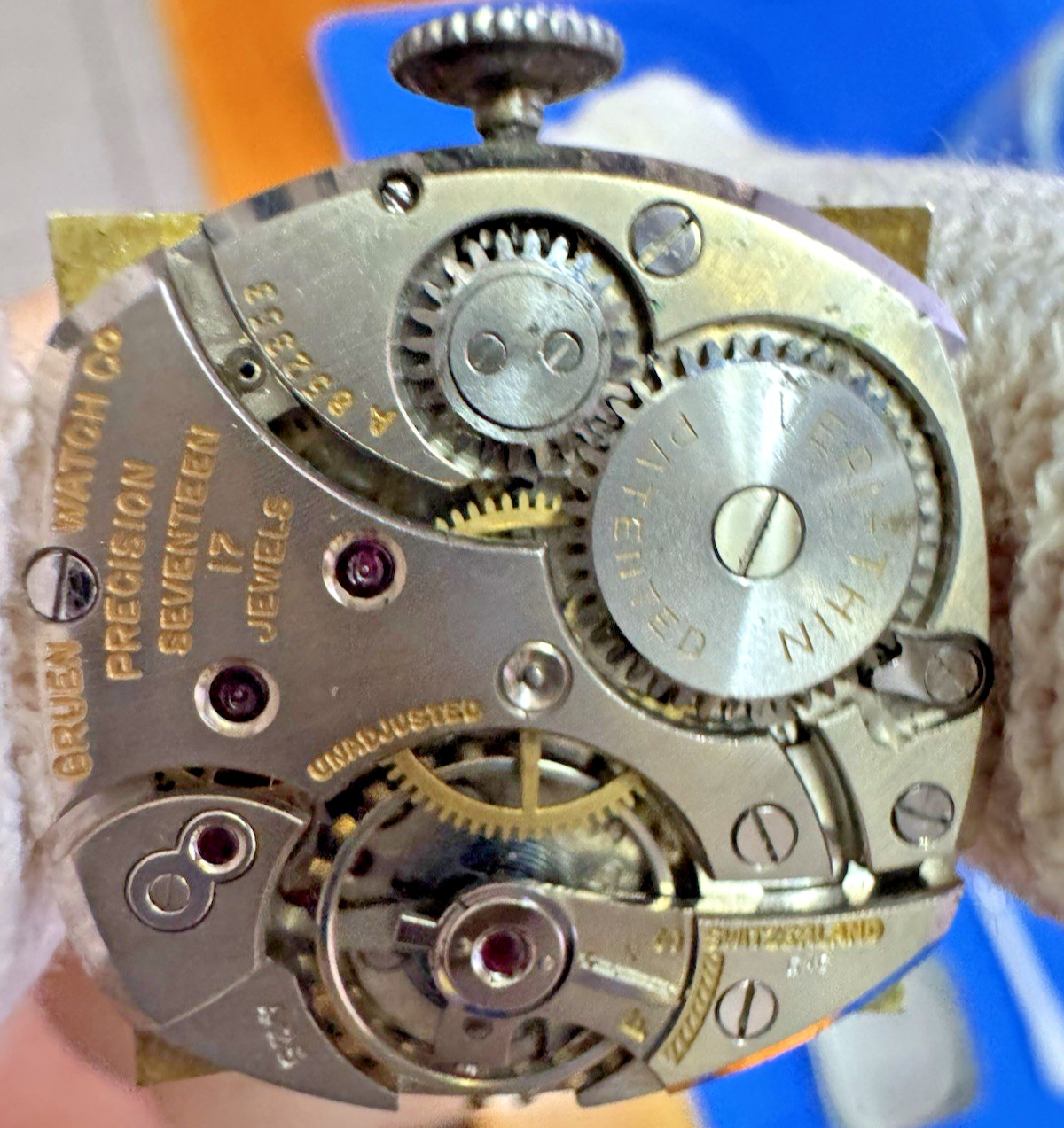 Vintage 1940’s Men’s Gruen Precision 17J Veri-Thin Mechanical Watch Runs