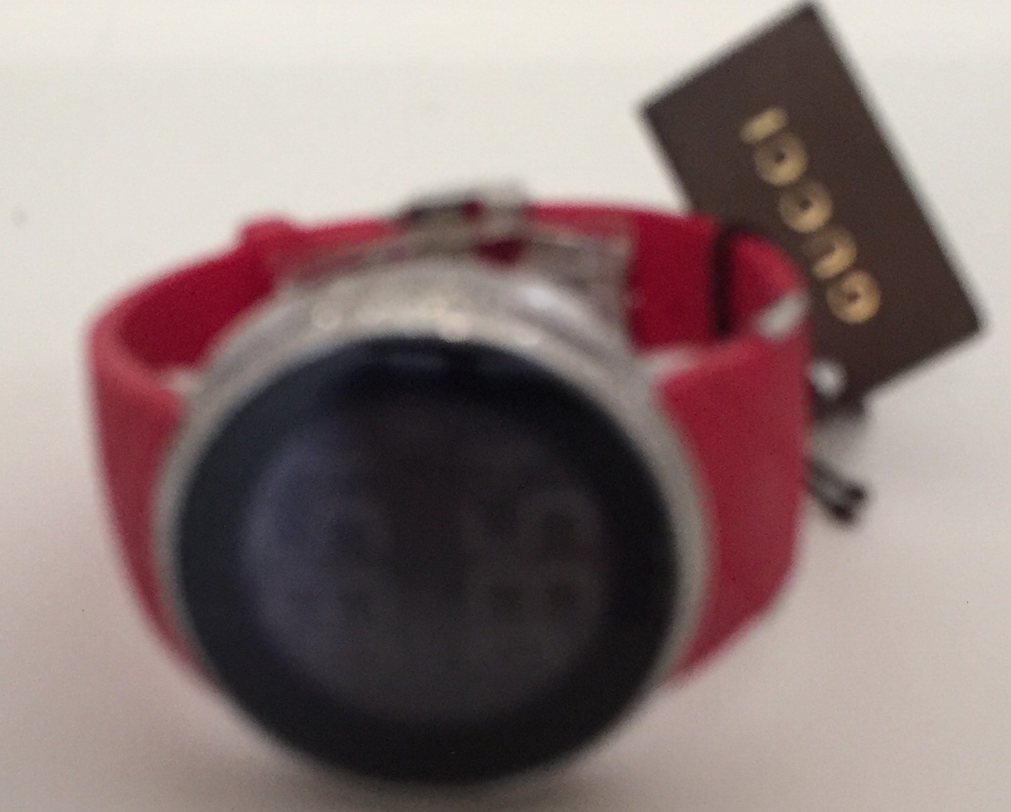 New Men’s Gucci YA114212 Red 3.30ct.aprx.real Diamond Multiple Time Zone watch