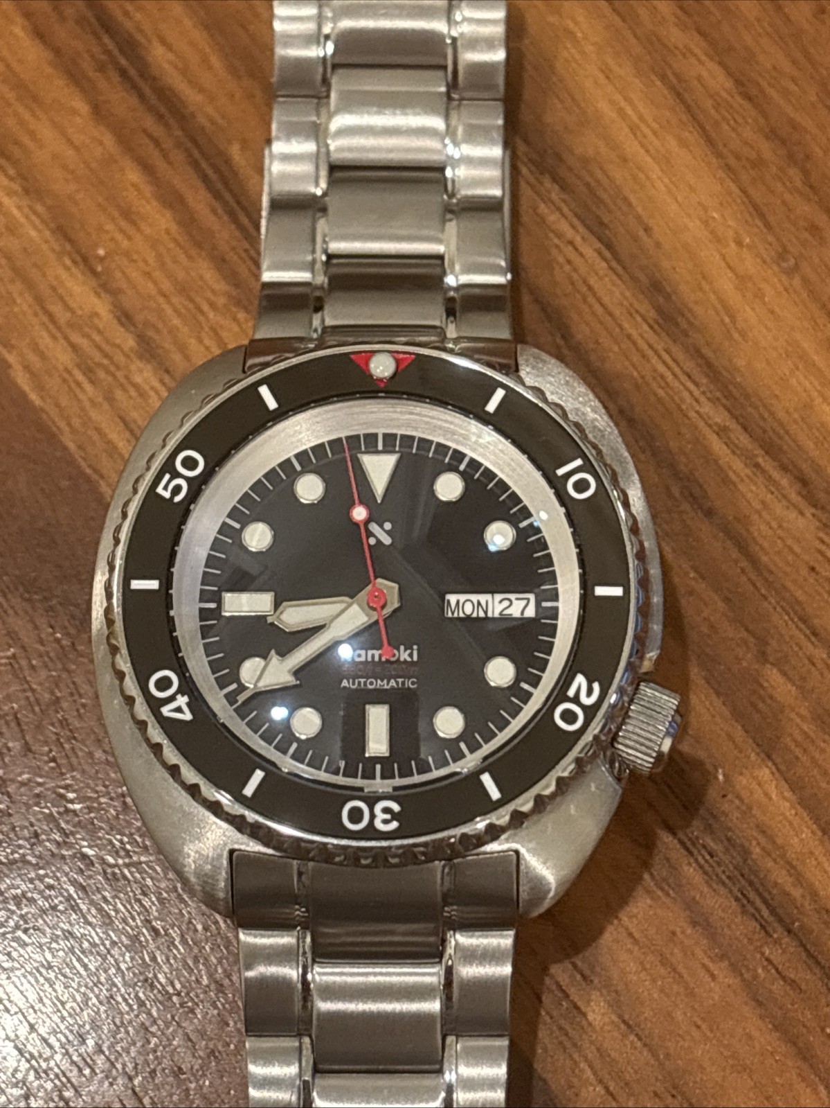 Custom NH36 Watch | Namoki Dial | Dagaz Bezel Insert | Domed Sapphire