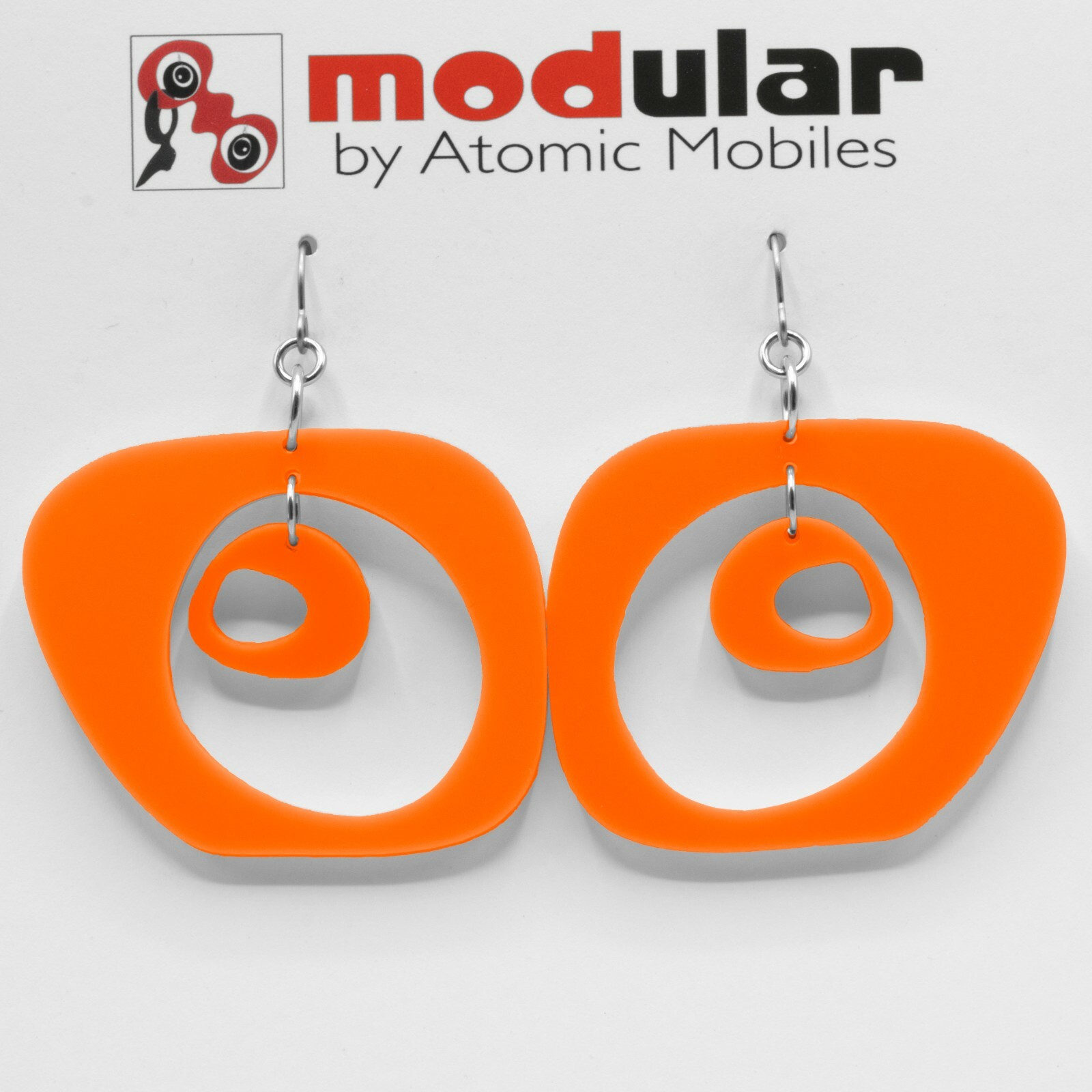 PARIS Statement Earrings – MOD Retro Mid Century Modern Style Gift For Her
