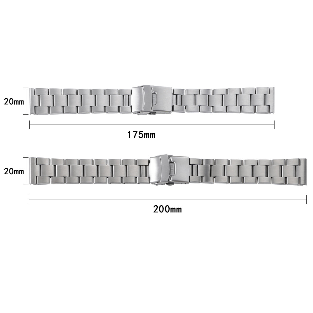 18mm 20mm 22mm 24mm 26mm Stainless Steel Watch Band Strap Quick Release Bracelet