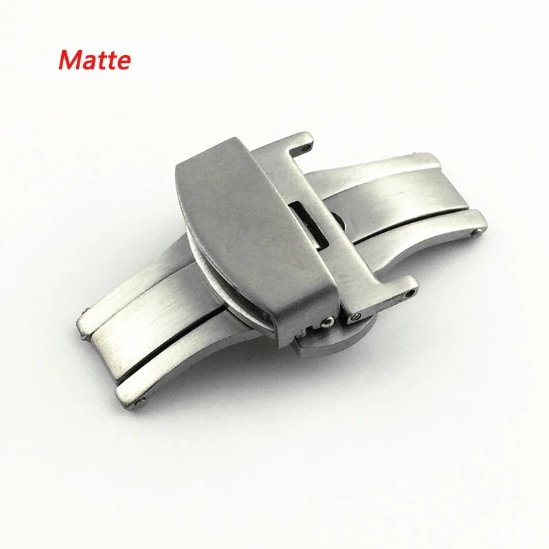 Stainless Steel Watch Band Clasp – Butterfly Deployment Buckle 16-22mm Strap