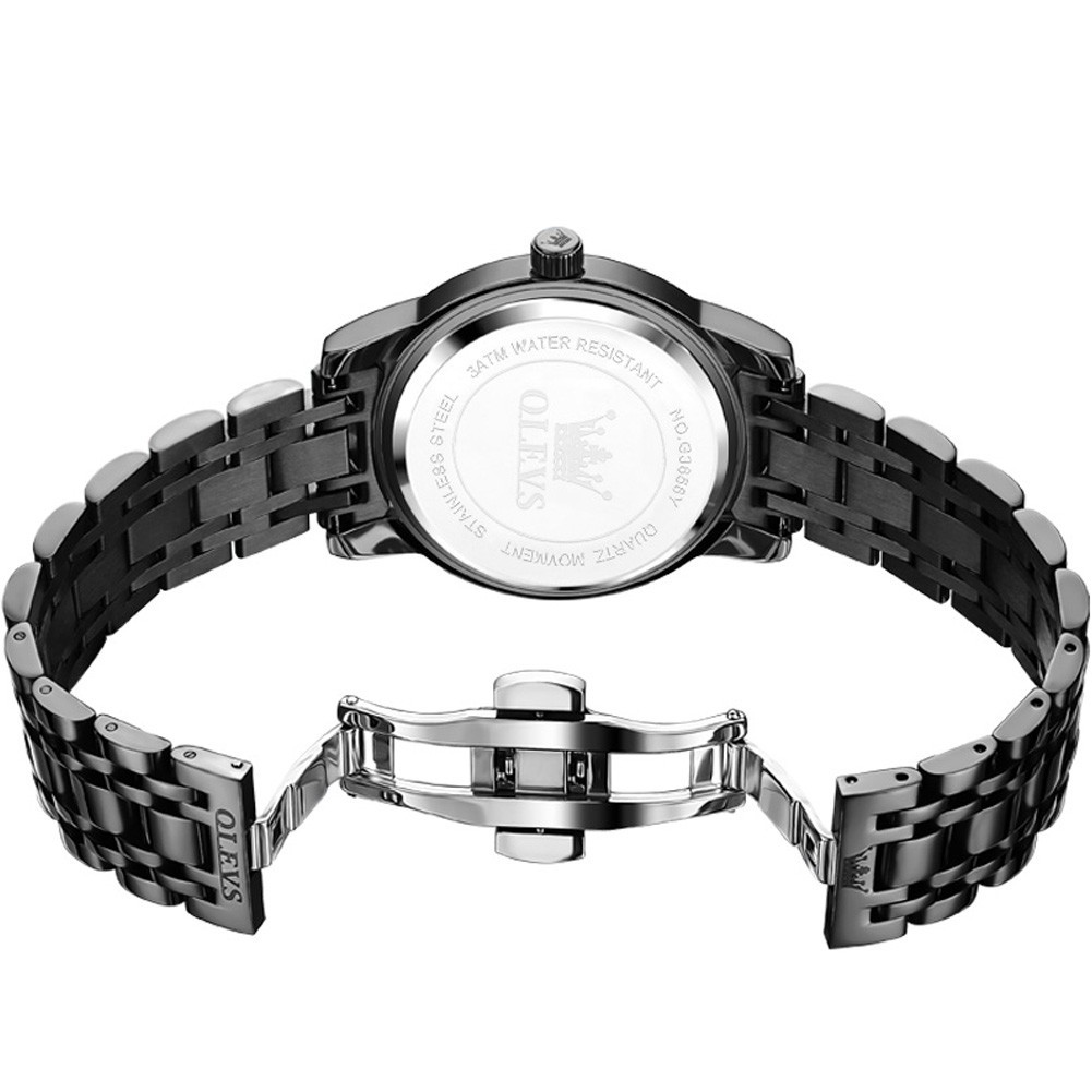 OLEVS Japan Movement Leisure Classics Night Light Male Quartz Wristwatch 3656