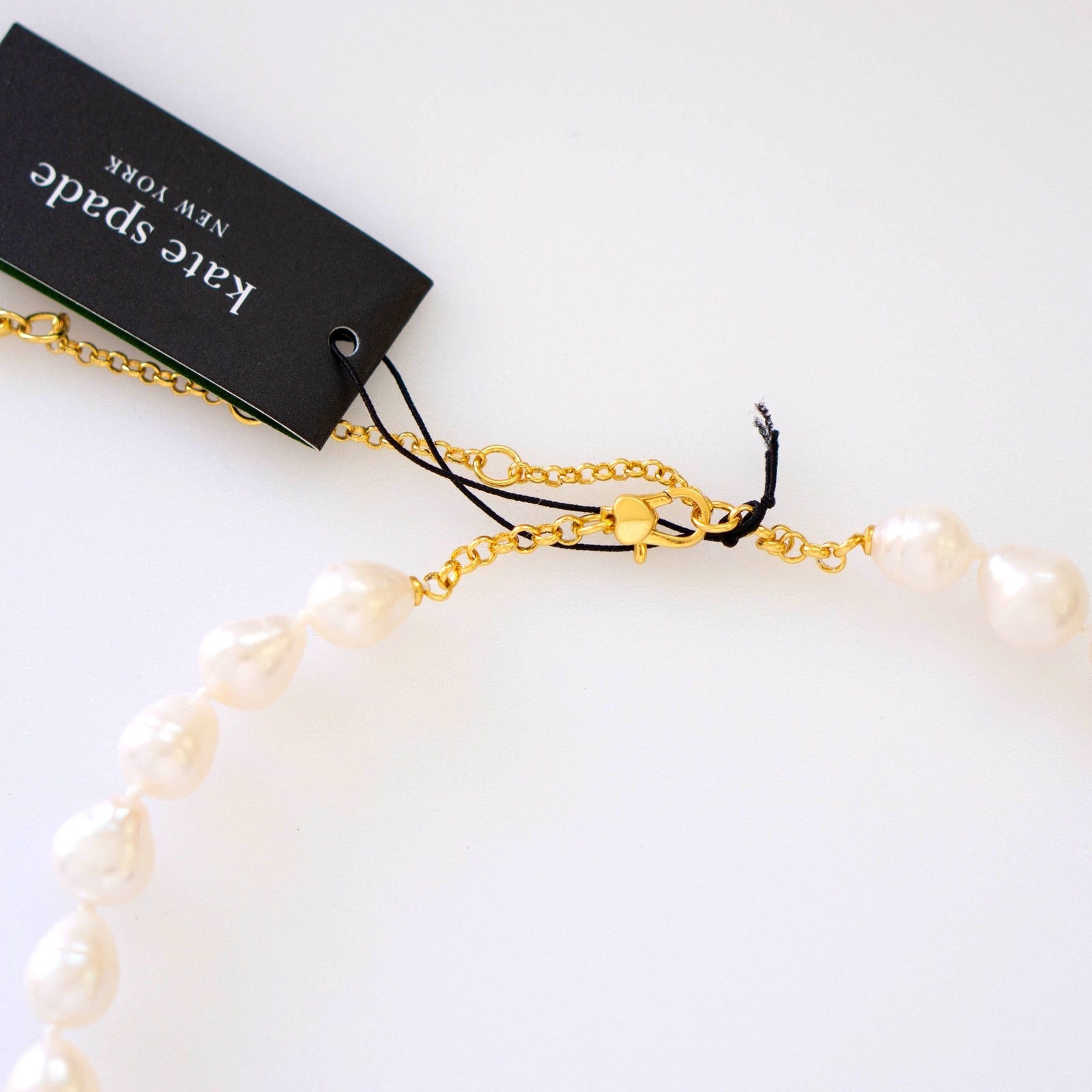Kate Spade Wrapped In A Bow Pearl Necklace