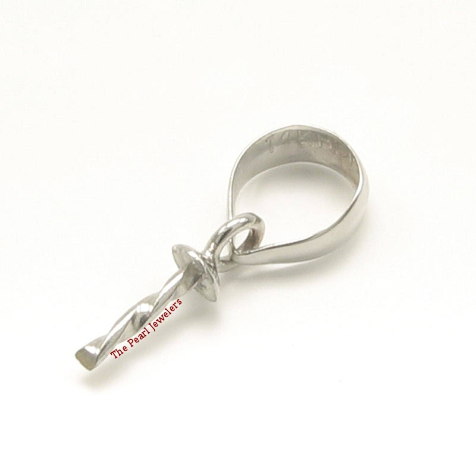 TPJ 14k Solid Yellow or White Gold Bail Findings Good For DIY