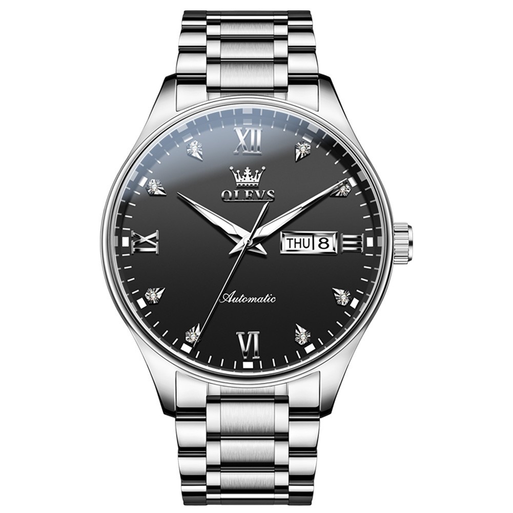 OLEVS 9955 Multi-functiom Date Display Luminous Male Business Mechanical Watch