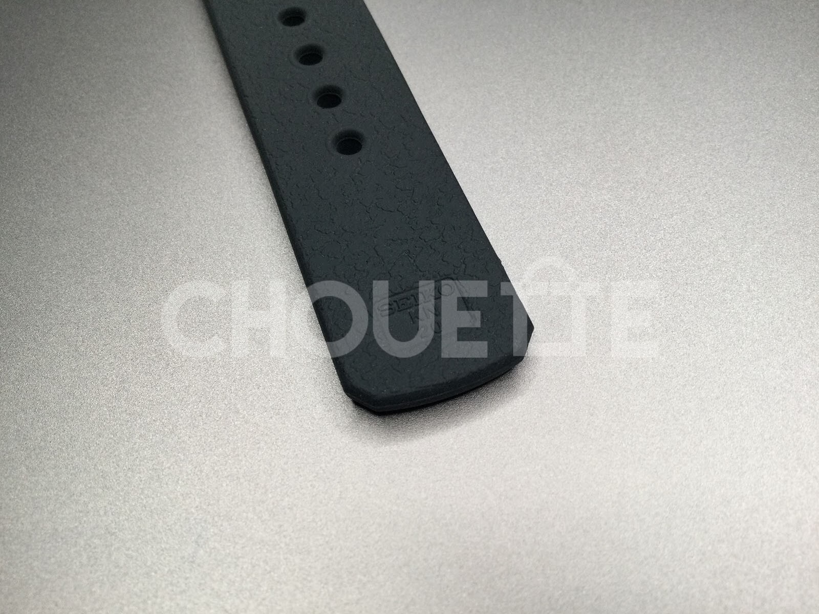 OEM Seiko Prospex SBDC183, SPB335J 20mm Black Silicone Rubber Watch Strap Band
