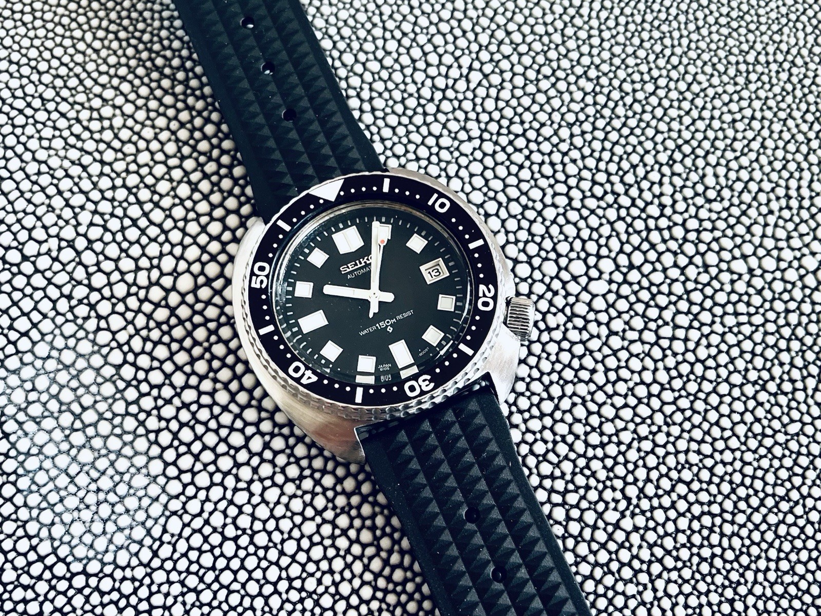 1987 SEIKO”TURTLE”DIVER WATCH-6309-7049 HOMAGE TO 6105 “CAPT WILLARD” APOCALYPSE