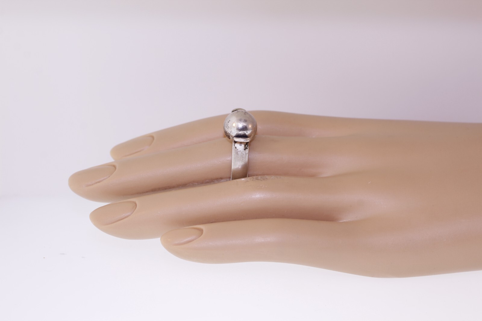 Sterling Silver 10.9mm Ball Ring