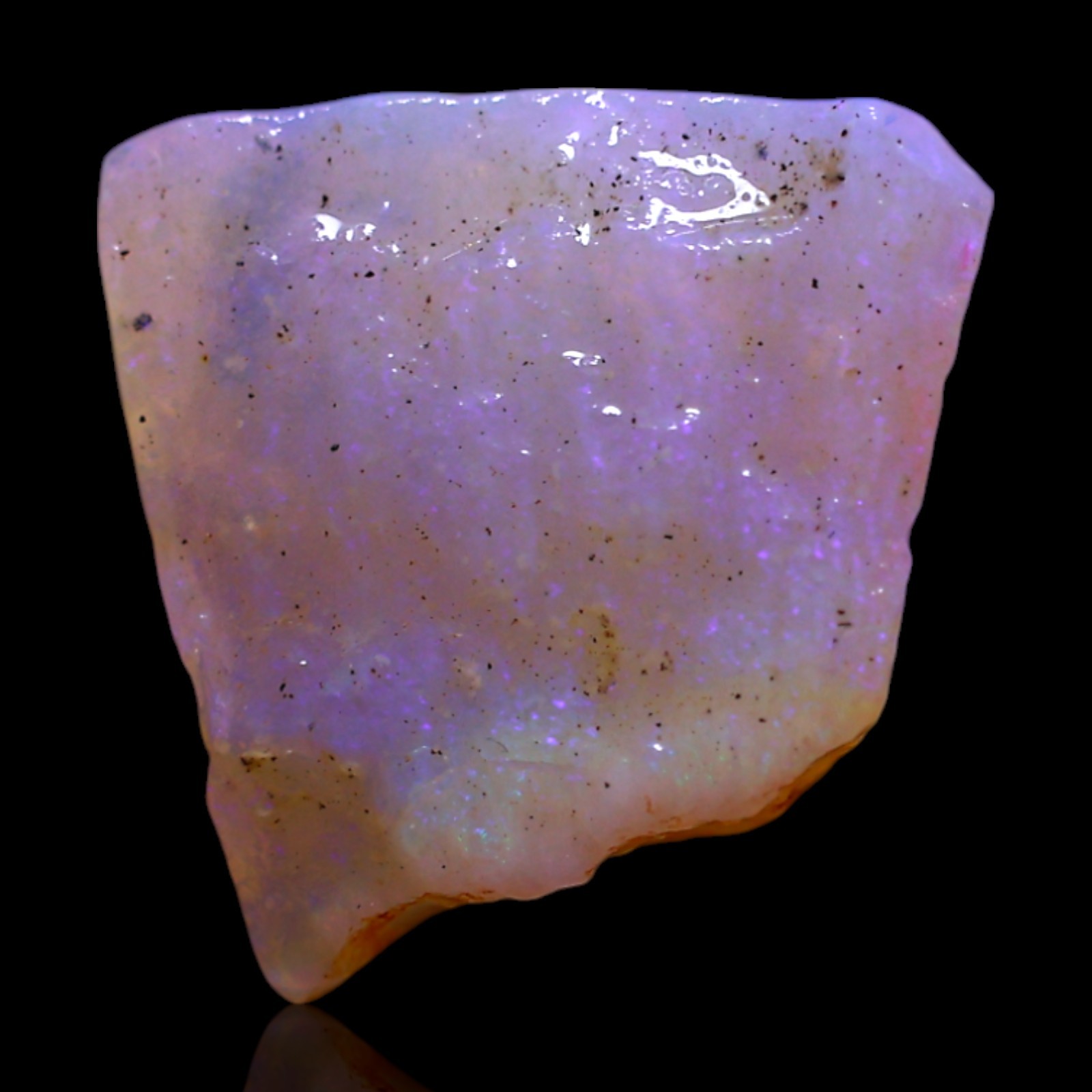 2.50 Cts Australian Fire Opal Loose Rough Unique Gemstone Natural 11x10x3 mm