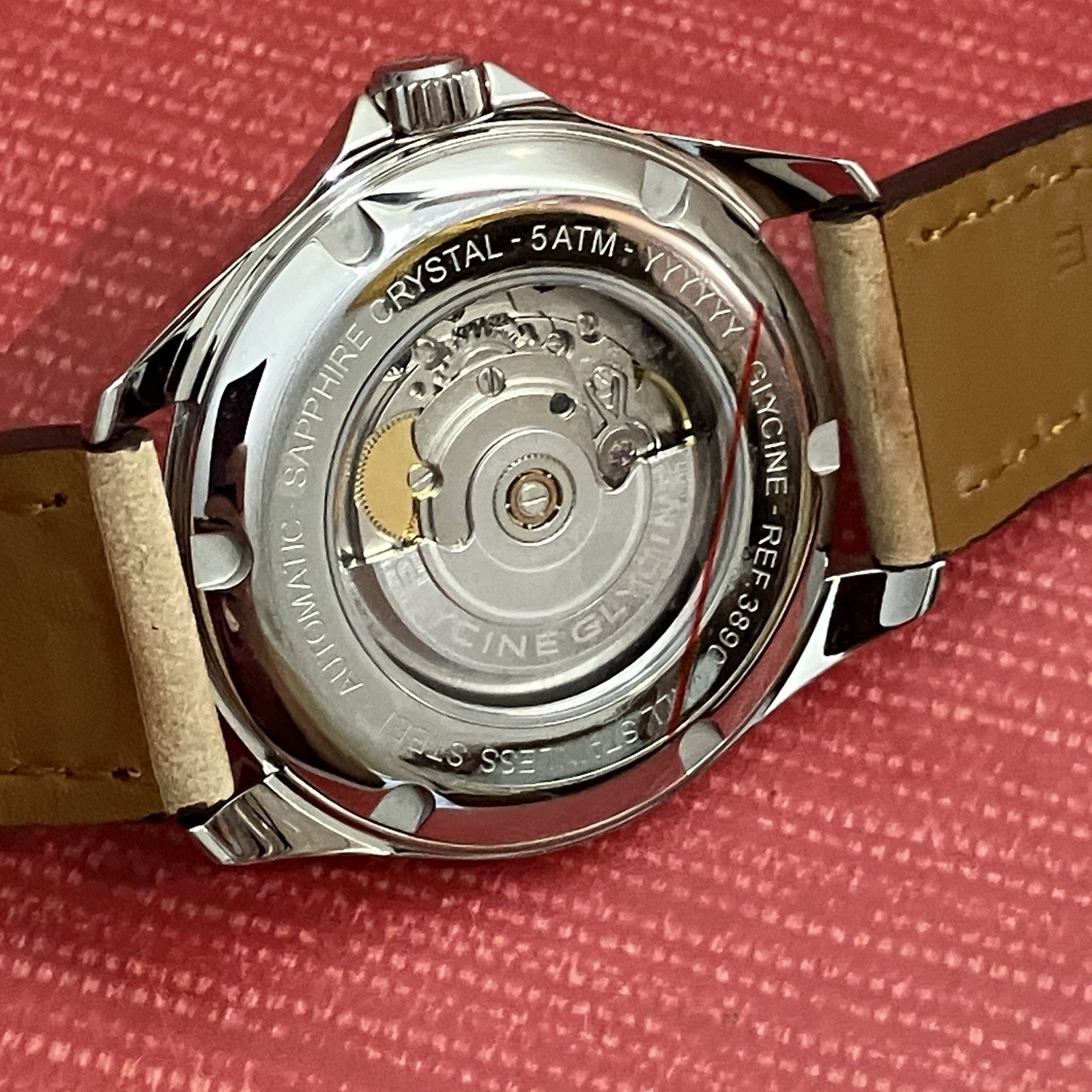 Men’s Stainless Steel Glycine Combat AM Ref 3890 Automatic Watch